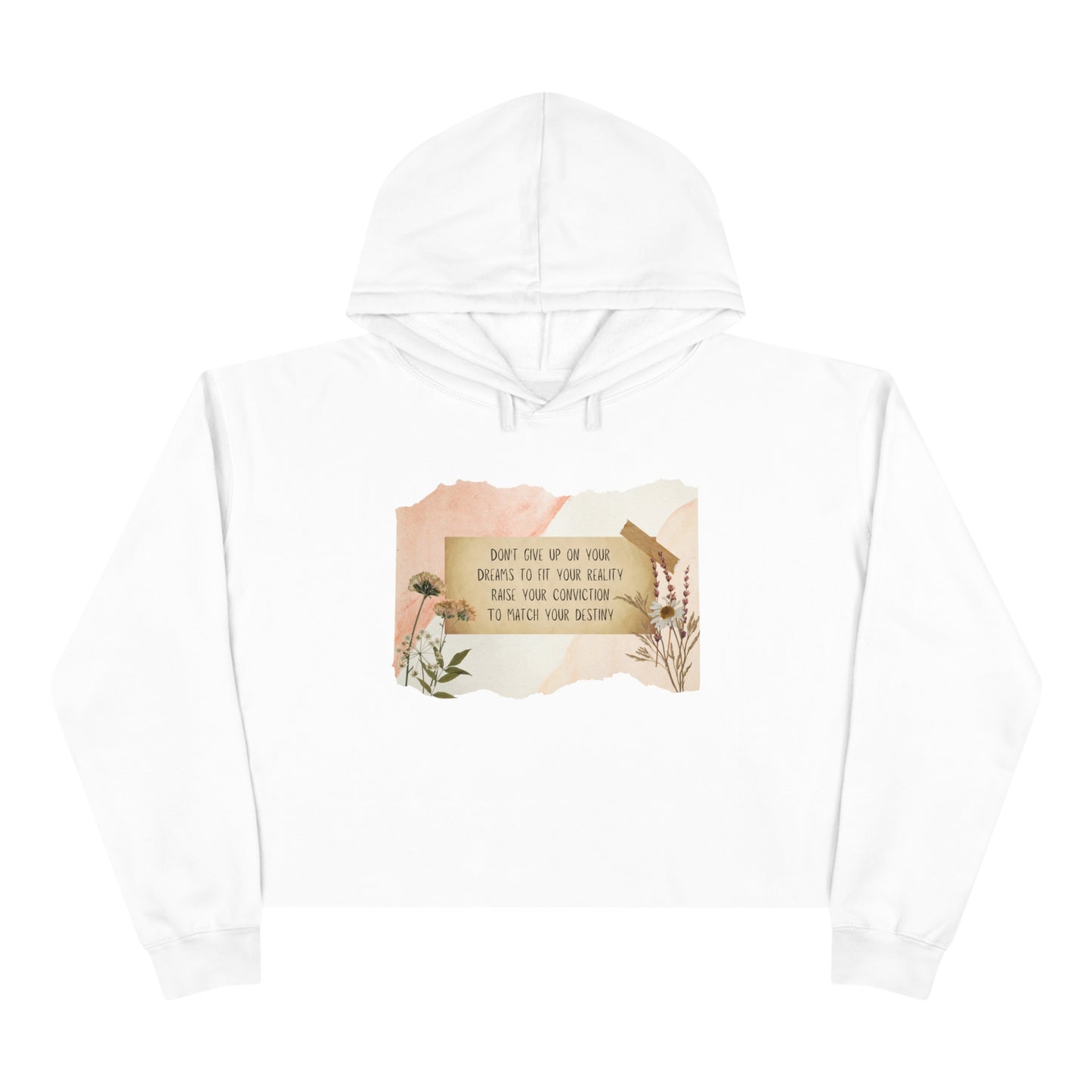 "Destiny" - Women's Crop Hoodie