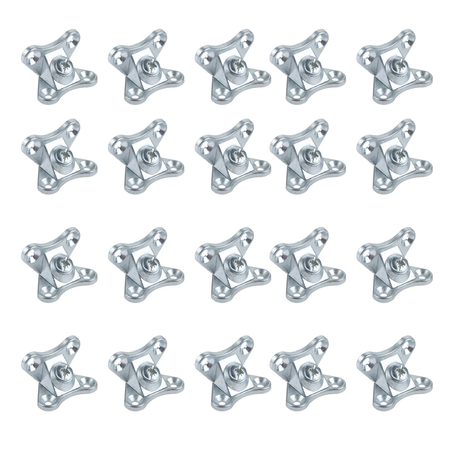 20Pcs Furniture Detachable Corner Code Brace Alloy Butterfly Bracket Right Angle Shelf Holder Support Connector Joint Fastener