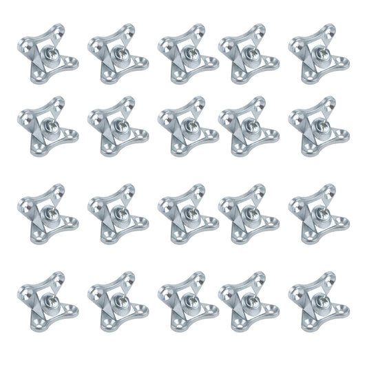 20Pcs Furniture Detachable Corner Code Brace Alloy Butterfly Bracket Right Angle Shelf Holder Support Connector Joint Fastener
