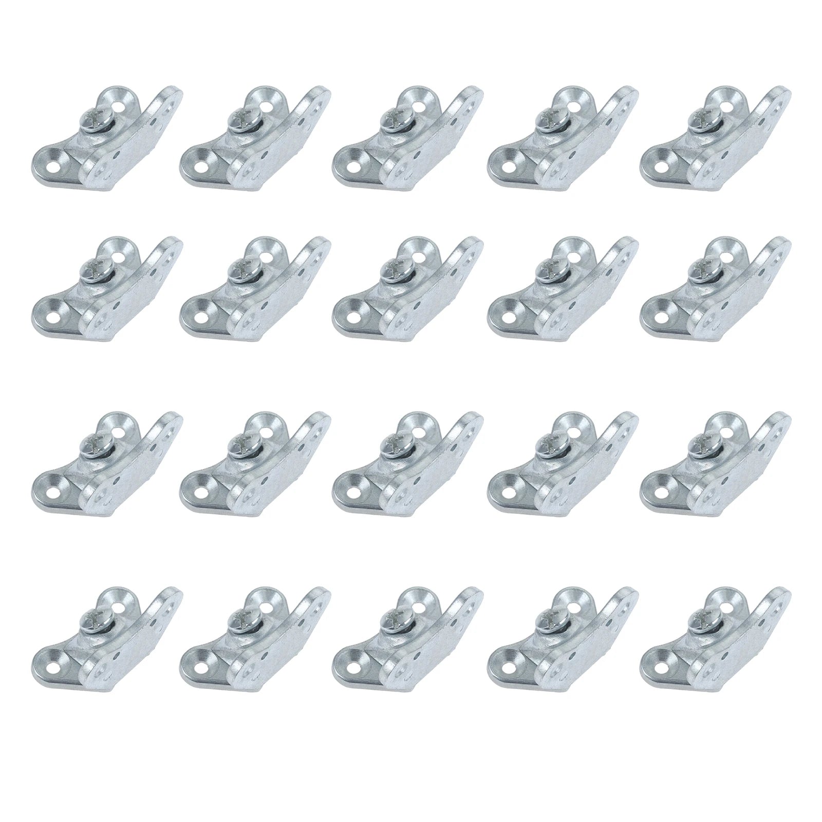 20Pcs Furniture Detachable Corner Code Brace Alloy Butterfly Bracket Right Angle Shelf Holder Support Connector Joint Fastener