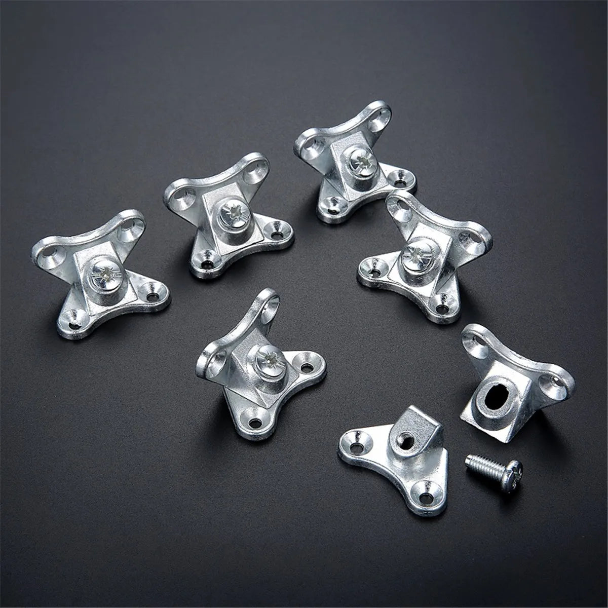 20Pcs Furniture Detachable Corner Code Brace Alloy Butterfly Bracket Right Angle Shelf Holder Support Connector Joint Fastener